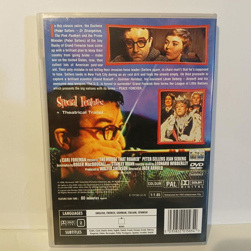 The Mouse That Roared DVD like new with Greek subtitles