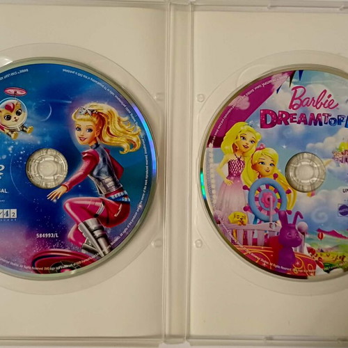 Barbie Space Adventure DVD with Barbie Dreamtopia movie, dubbed