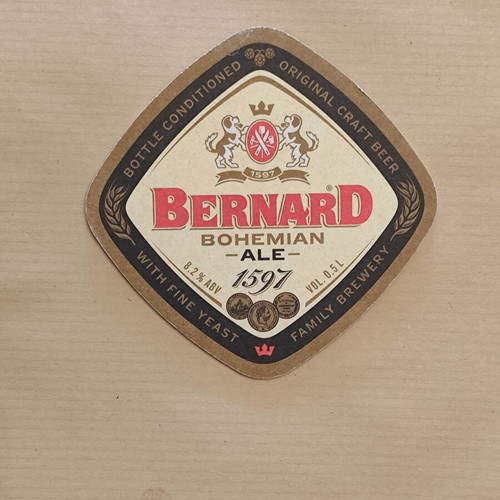 Bernard brewery coasters from Czechia new with 2 label gifts