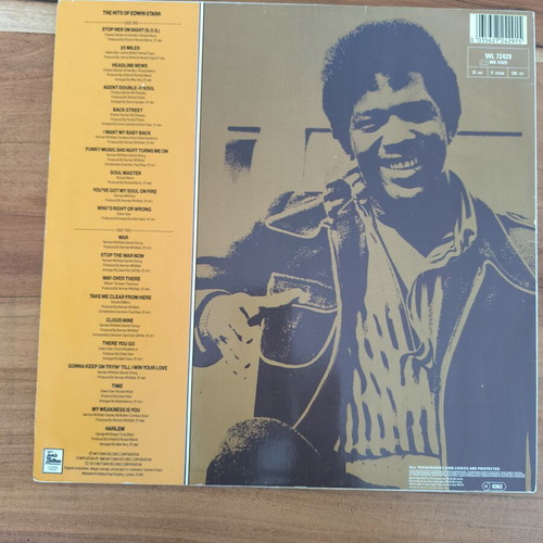 Edwin Starr The Hits Of Edwin Starr vinyl record like new, blues