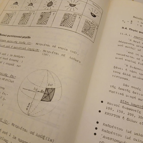 Electrical Installations book used, Greek