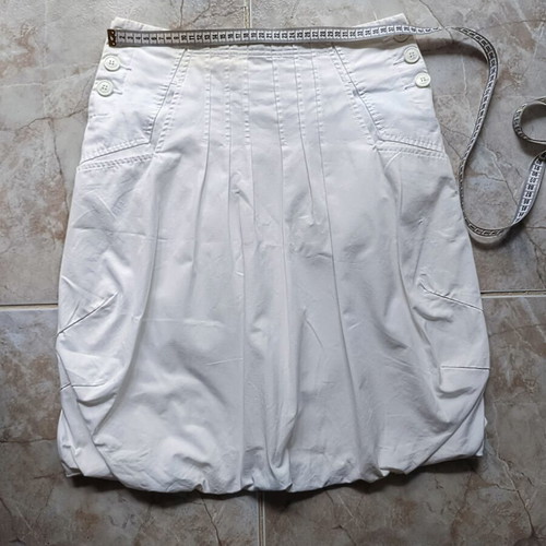 Blue River summer skirt new, white, size L
