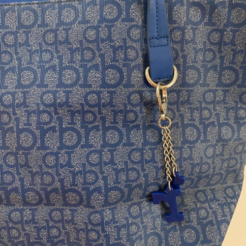 Rocco Barocco large blue shoulder bag like new
