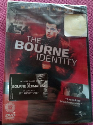 The Bourne Identity DVD like new, adventure, subbed, unopened pack