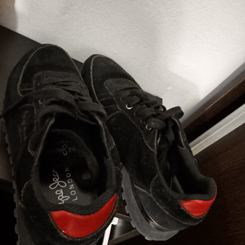 Pepe Jeans casual shoes used, size 41, black
