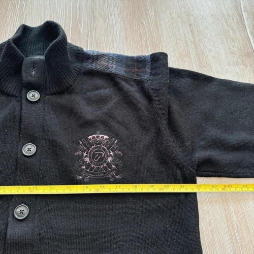 Black Watch England Merino Wool Cardigan men's size L used