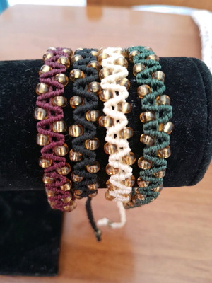 Macrame bracelets like new