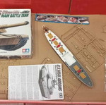 Tamiya empty box and manual used