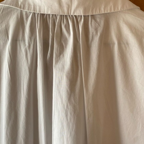 White long shirt-tunic new, one size, cotton blend