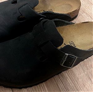 Παπούτσια birkenstock boston black leather