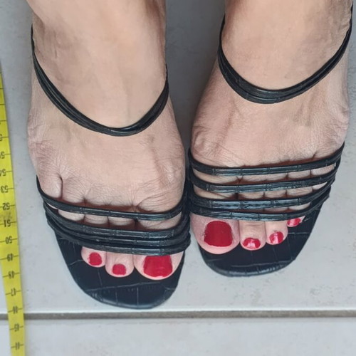 Two pairs of sandals like new, size 37, black