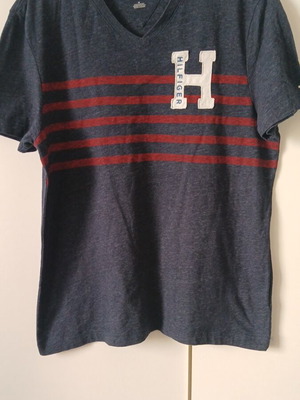 Μπλούζα Tommy Hilfiger αντρική μεταχειρισμένη, μπλε, μέγεθος M
