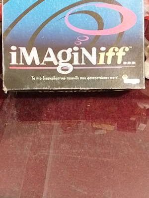 Imagine If board game by Imago used with cards