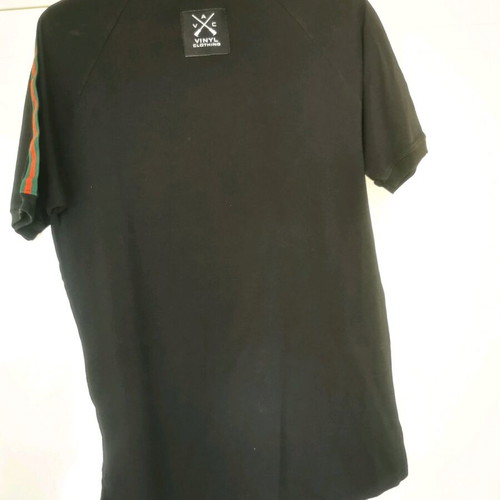 Men's black Vinyl Art shirt used, size M