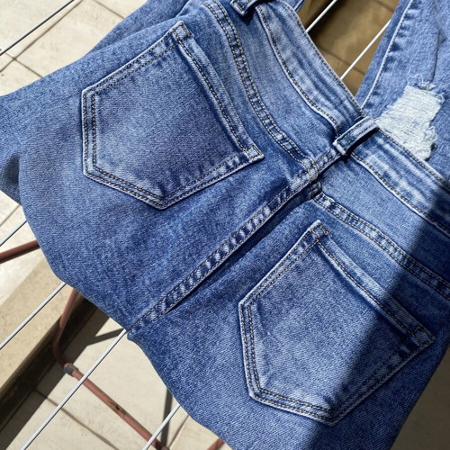 Blue Jean Attrattivo women's pants new, elastic fit with rips