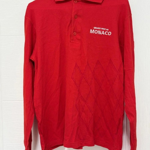 Grand Prix Monaco 07 Ferrari Top Marlboro Automobile Club De Monaco Badge long sleeve shirt used