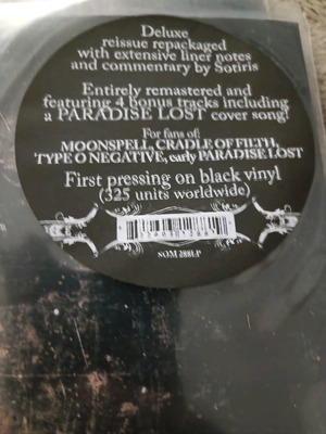 Δίσκος βινυλίου 2 lp Septic flesh A fallen temple deluxe reissue first press on black vinyl 325 units worldwide