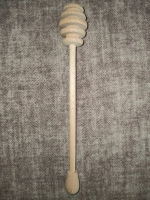 Wooden honey serving spoon new