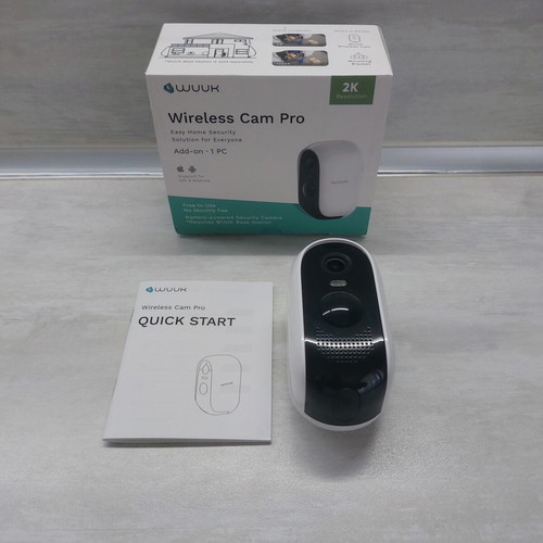 WUUK Wireless Cam Pro 2K outdoor security camera new
