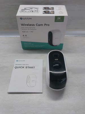 WUUK Wireless Cam Pro 2K outdoor security camera new