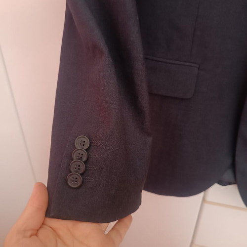 Men's jacket Italy black size 54 used, classic style