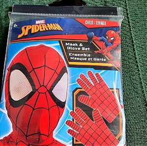 Spiderman Σετ Μάσκα και Γάντια. Για παιδιά 4+