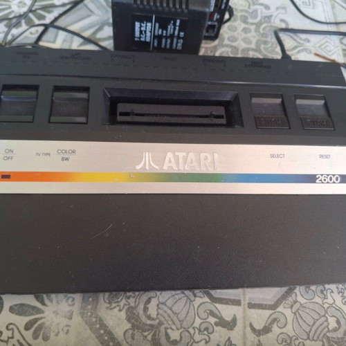 Atari 2600 Darth Vader console with 2 joysticks and 5 games