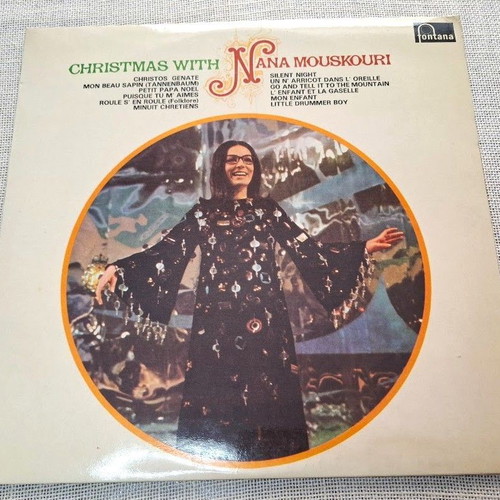 Nana Mouskouri Christmas with Nana Mouskouri LP, folk