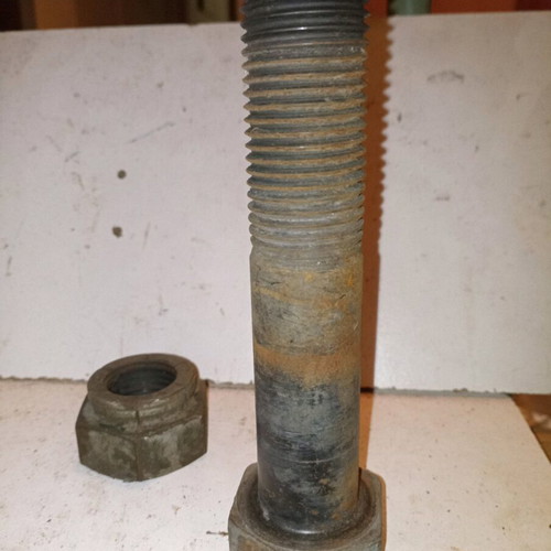 Metal bolts like new, set of 35 pieces