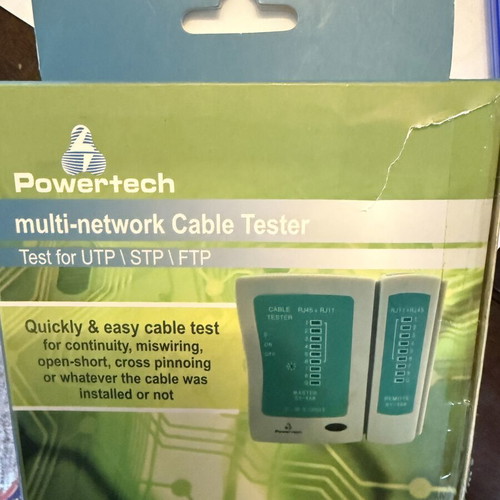 Networking and cable control items new, cable tester, Bluetooth nano USB adaptor, USB hub