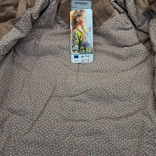 Orchestra girls' trench coat brown new size 12
