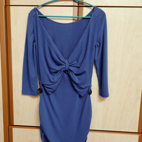On Line women's dress used, blue-purple, one size