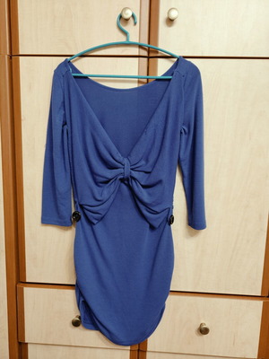 On Line women's dress used, blue-purple, one size