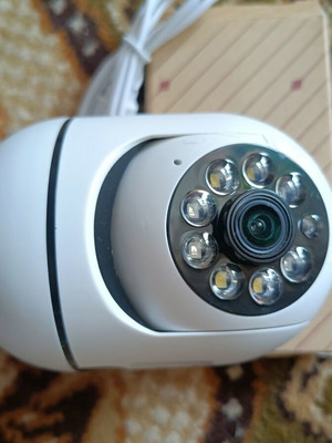 Rechargeable surveillance camera with infrared and memory card slot new