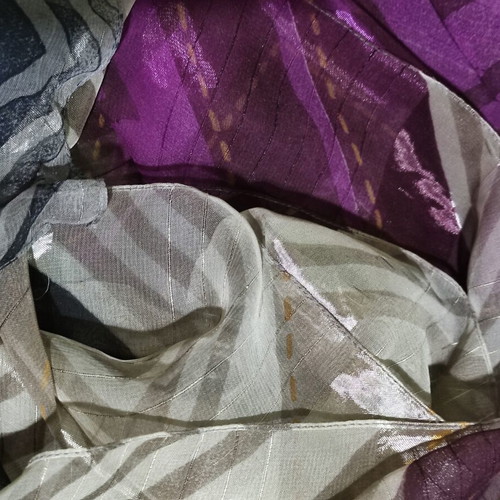 Azade women's scarf like new, multicolored, 37x163 cm