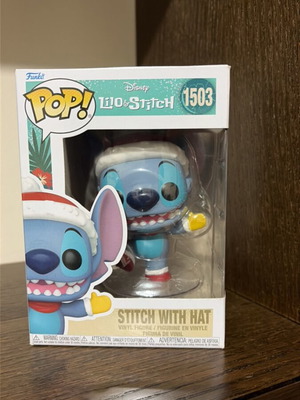 Funko Pop Stitch with Hat Christmas new