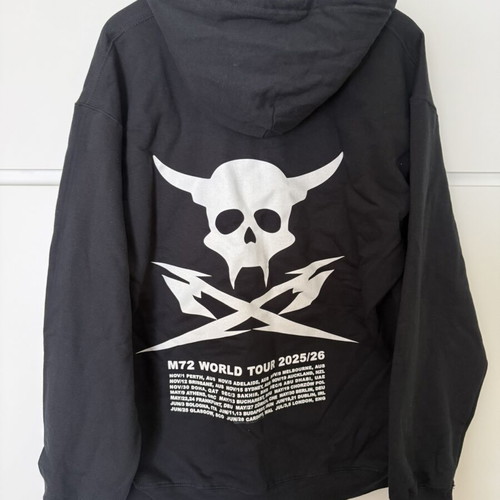 Metallica Official Merchandise zip up hoodie Large new, black