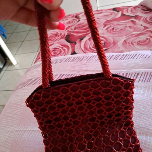 Beaded evening handbag like new