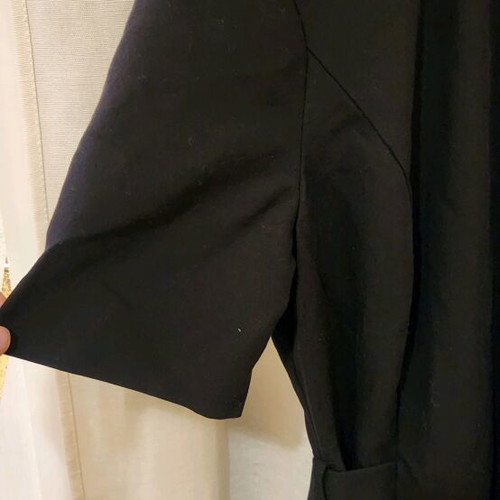 Black Mango dress like new with belt, size L