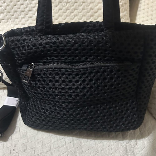 Crossbody bag like new, black with external and internal pockets