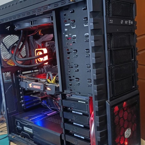 CoolerMaster HAF X Gaming PC with Gigabyte B550 Aorus Master