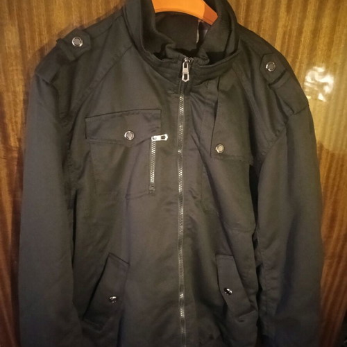 Men's jacket 5XL INTL new, fits like 3XL, black