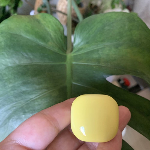 Yellow cabinet knobs, set of 5