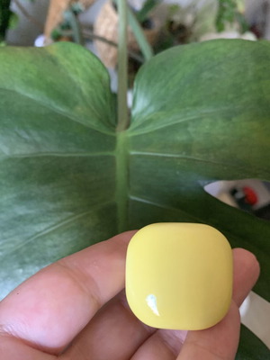 Yellow cabinet knobs, set of 5