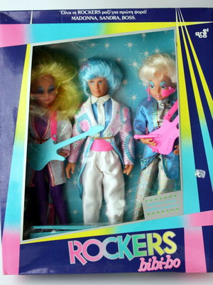 Κούκλες Bibi Bo Rockers John John Madonna Sandra Boss El Greco, vintage 80's