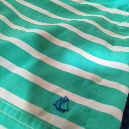 Petit Bateau swim shorts like new, colorful, size 128 cm, age 8