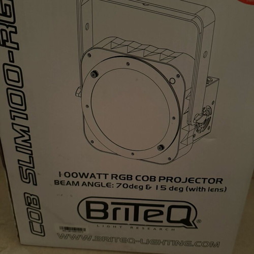 Briteq cob slim 100- RGB professional lighting with remote control new