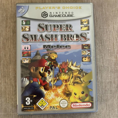 Super Smash Bros Melee Player’s Choice Nintendo GameCube PAL used