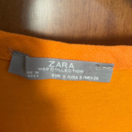 Zara top size S like new, orange