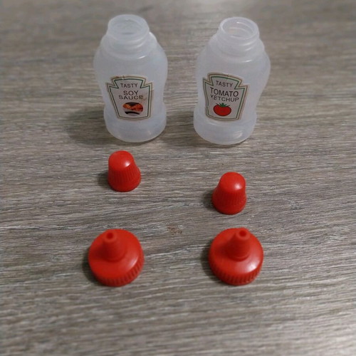 Mini bottles for ketchup, pack of 2, new